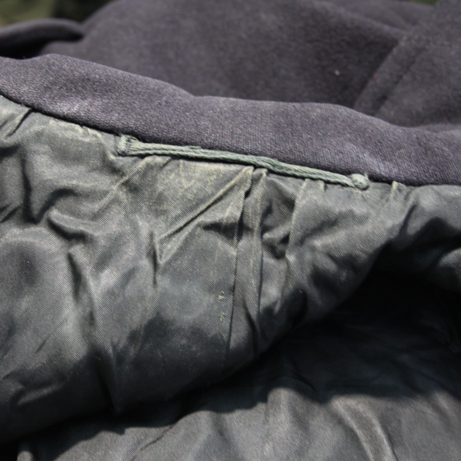 WW2 US Navy Pea Coat Wool Winter Genuine Surplus Jacket 4 Button 36-38" (3649)