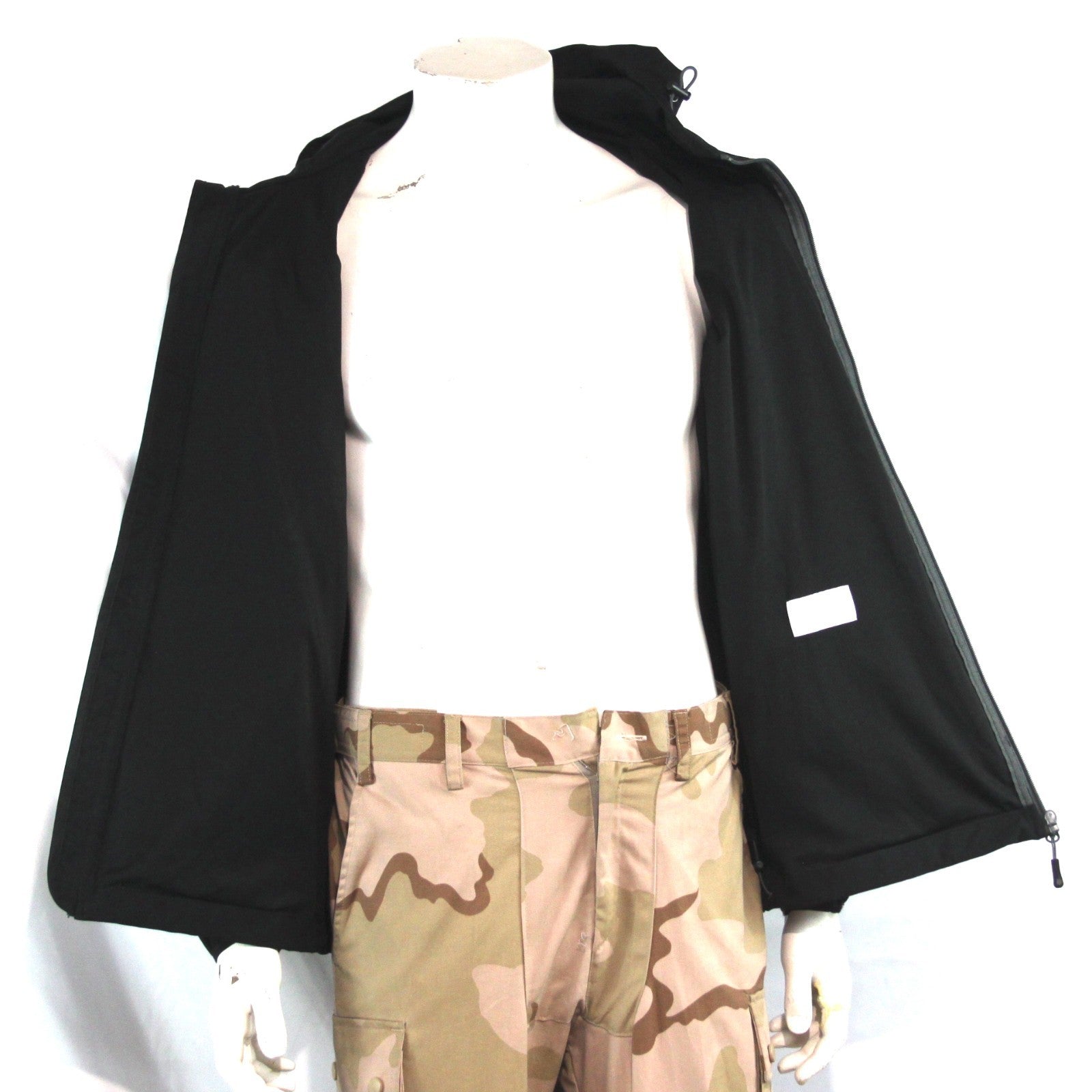 Genuine Surplus British Army Water Resistant Jacket Black Printed (4285)