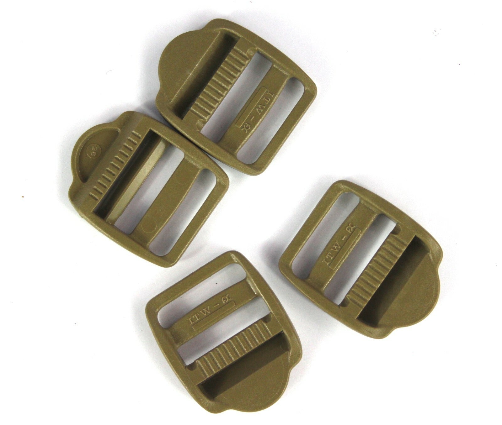 Ladderlock Buckles Black Tan Plastic Tension Rucksacks Replacement All Sizes