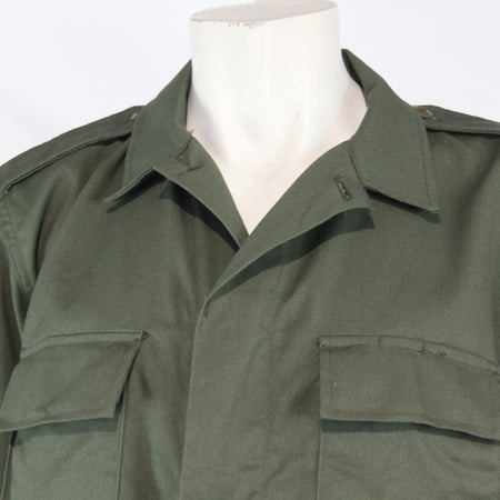 Genuine Surplus US Vintage Military Shirt Olive Green Short Sleeve 41-45" (4067)