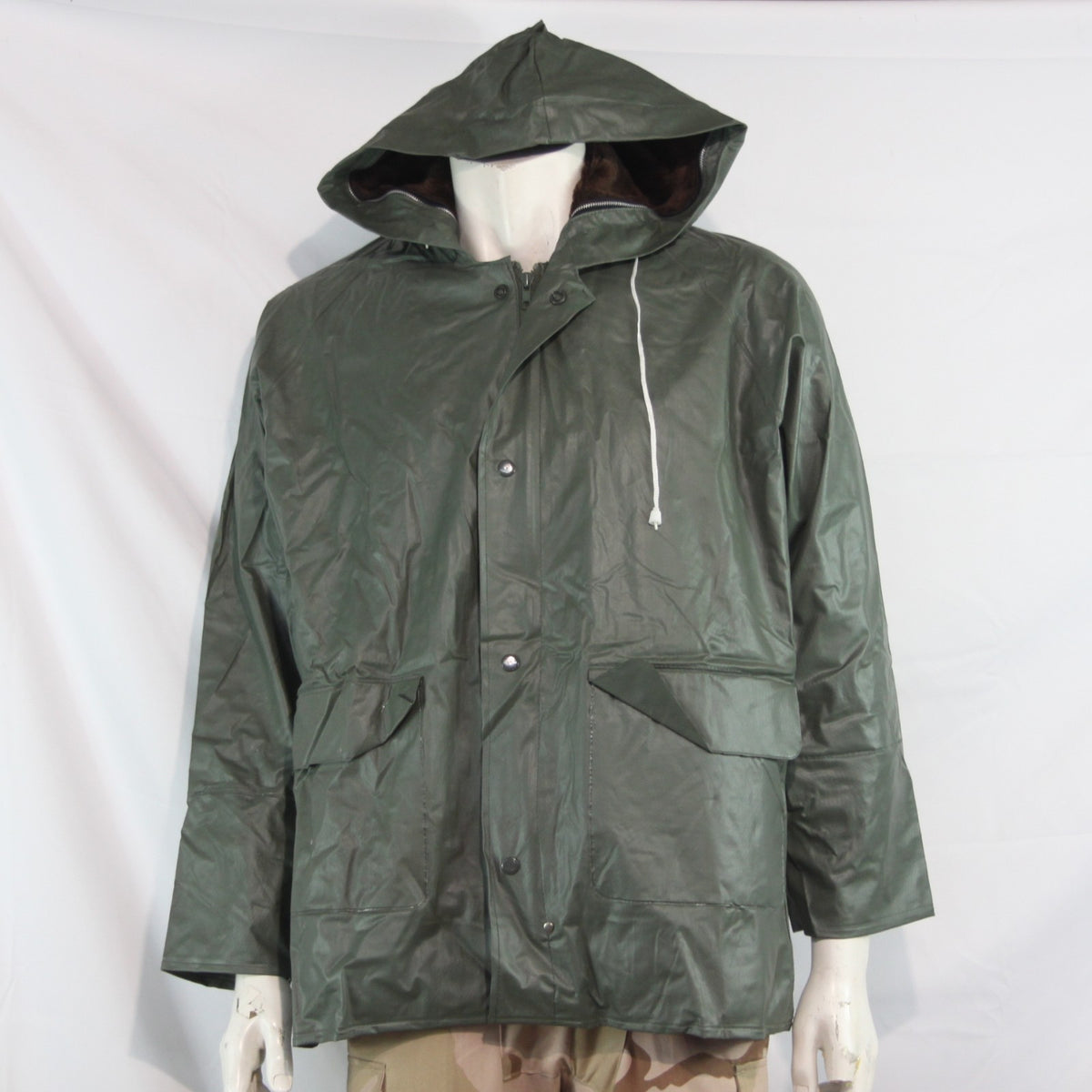 French Army Foul Weather jacket Waterproof Faux Fur Lined 40-42" (4310)
