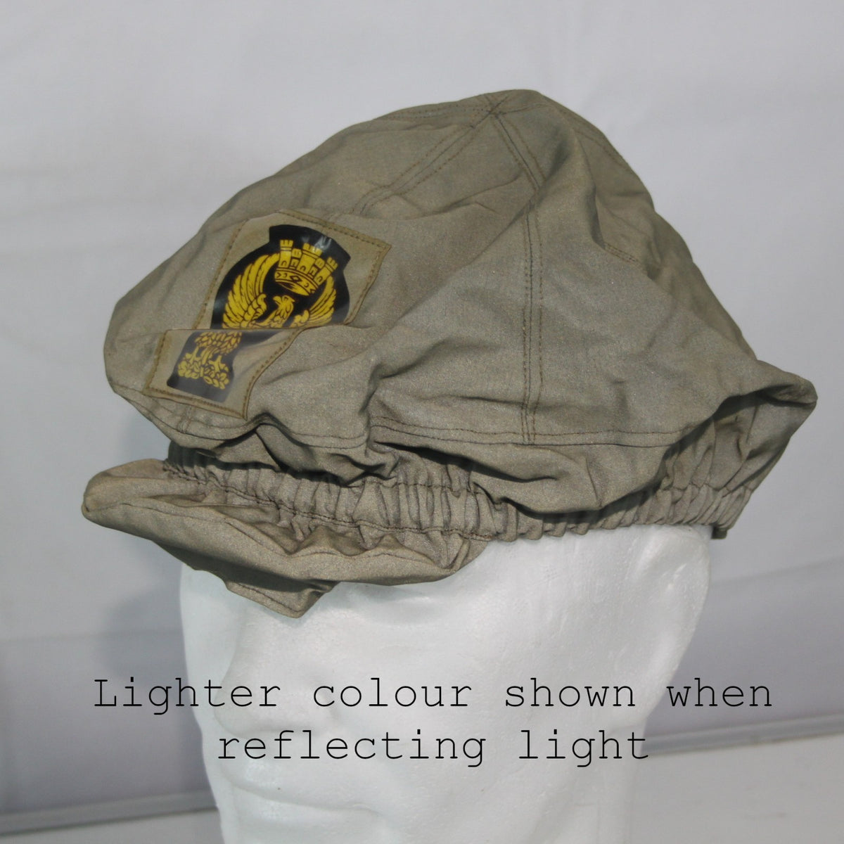 Italian State Police Waterproof Over Cap Cover Reflective Genuine Surplus (3934)