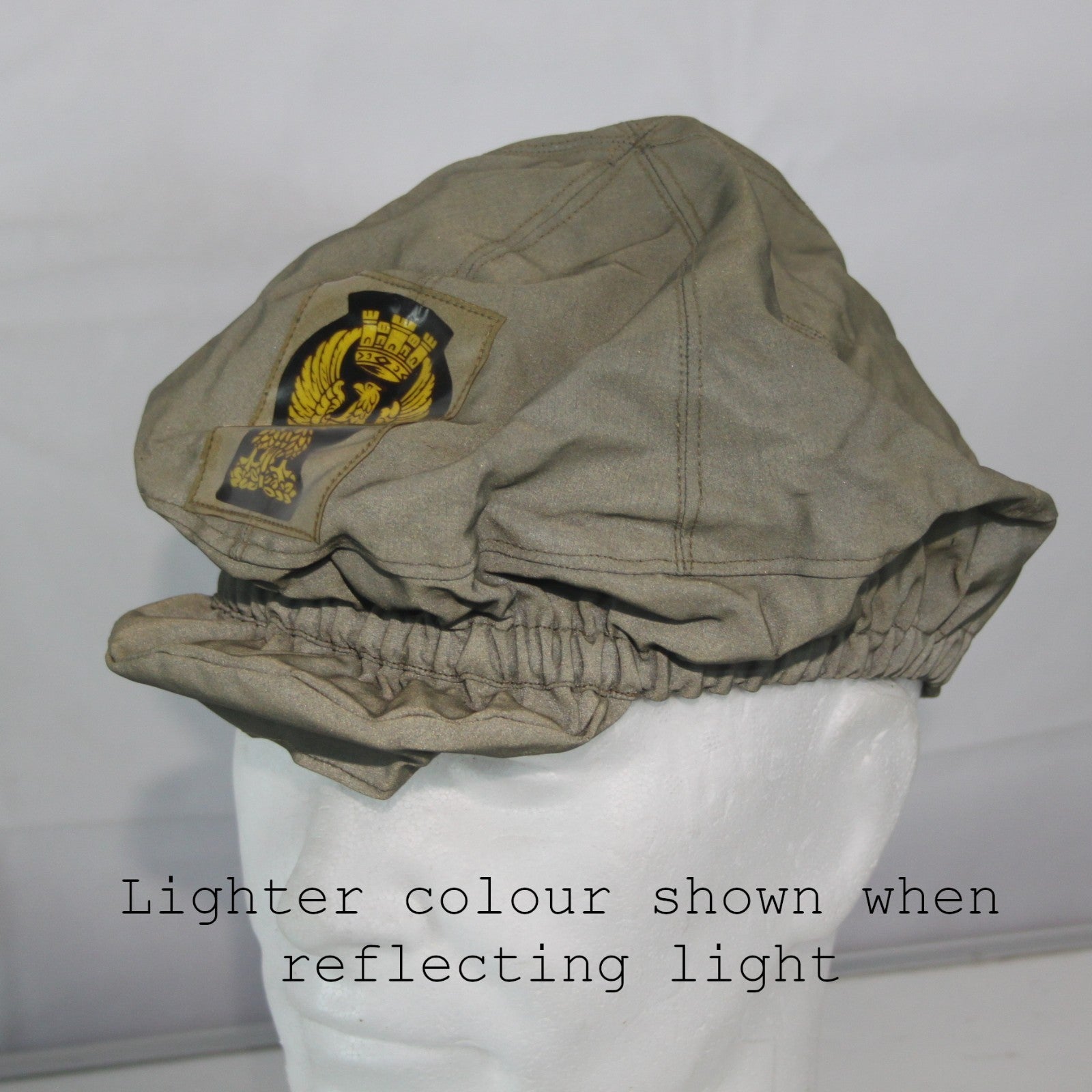 Italian State Police Waterproof Over Cap Cover Reflective Genuine Surplus (3934)