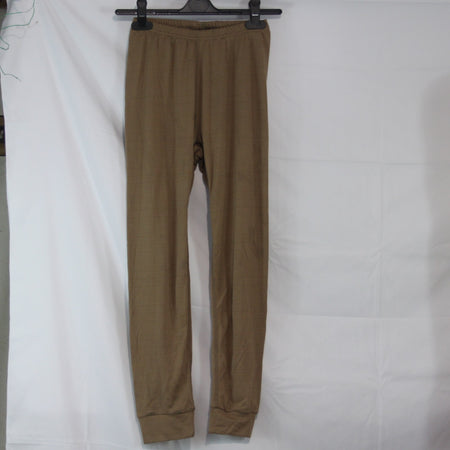 Genuine Surplus Spanish Army Wicking Long Johns Midweight Tan 3782