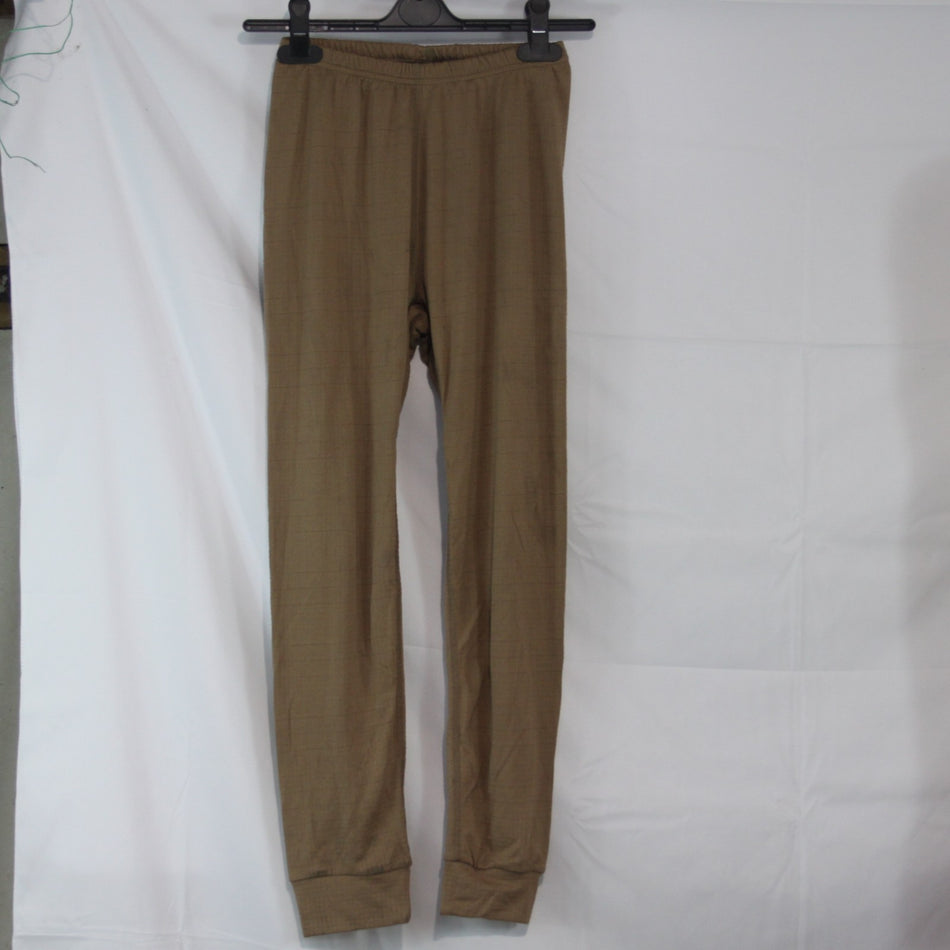 Genuine Surplus Spanish Army Wicking Long Johns Midweight Tan 3782