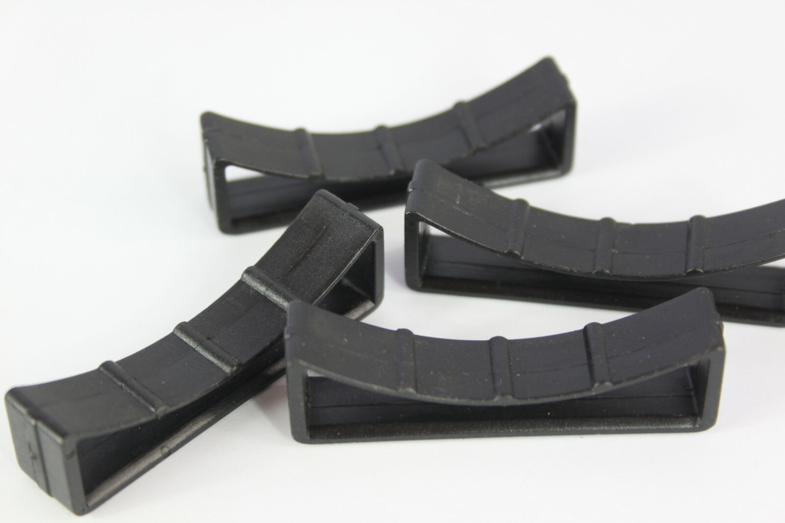 Webbing Loop Stays / Retainer Buckle Black Plastic Rucksac Replacement All Sizes