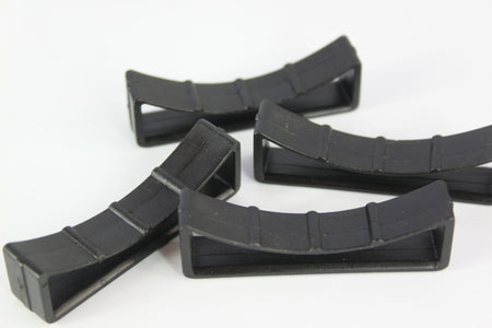 Webbing Loop Stays / Retainer Buckle Black Plastic Rucksac Replacement All Sizes