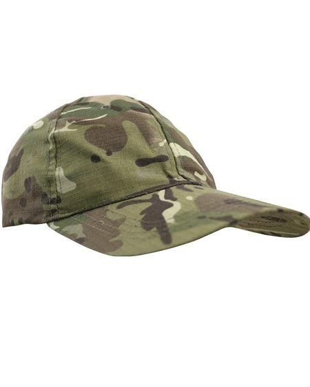 KT Camouflage Baseball Cap Ripstop BTP Black Olive Camo