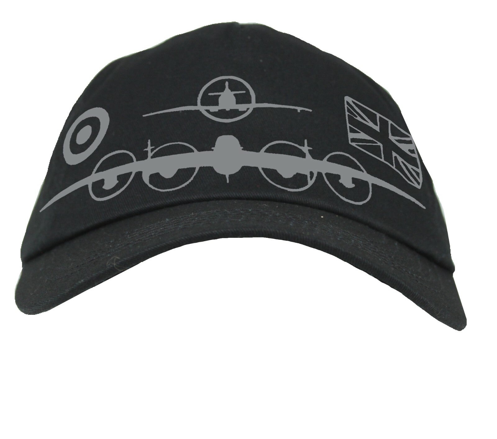 Warbird Print Exclusive Printed Baseball Cap Cotton Lancaster Spitfire RAF Plane