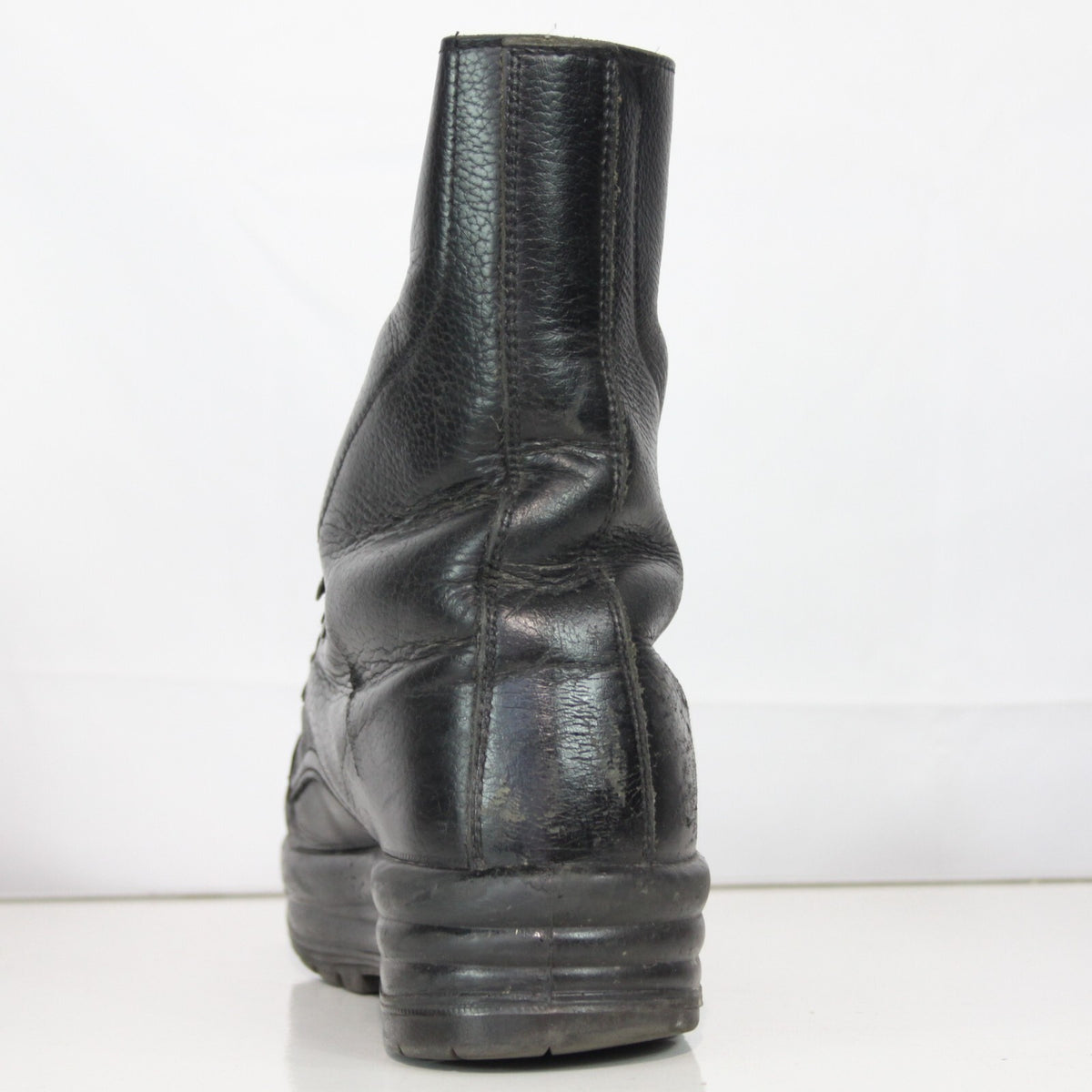 Genuine Surplus Swiss Army Black Leather Ranger Boots Grade 2 (3309)