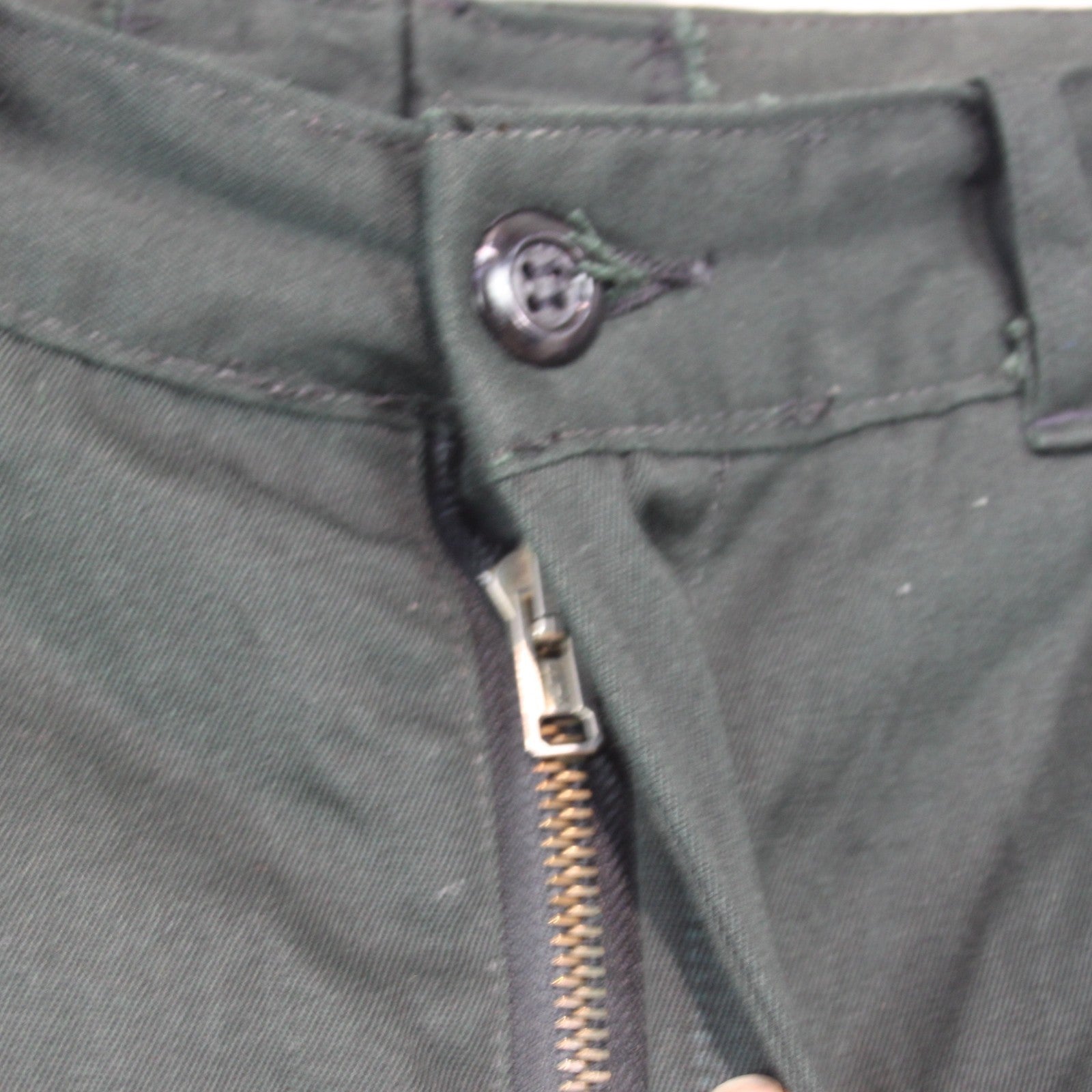 Genuine Surplus Canadian Military Army Trousers Bottle Green Dark  28" W (3683)