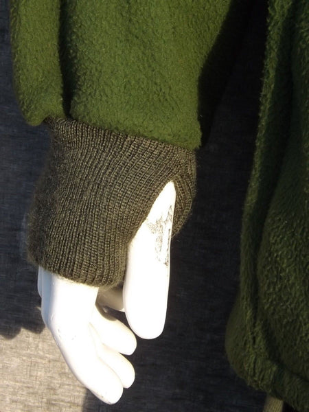 Genuine Surplus British Army Fleece Old Style Olive Green Warm Thermal (3224)
