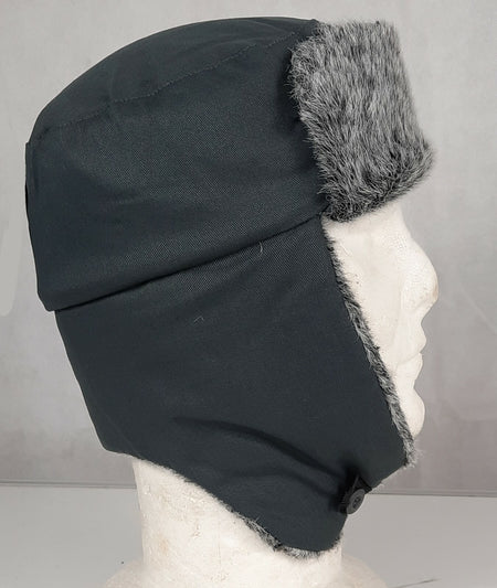 Cossack Hat Winter Grey Thermal Faux Fur Trapper Hat Size Small Adult