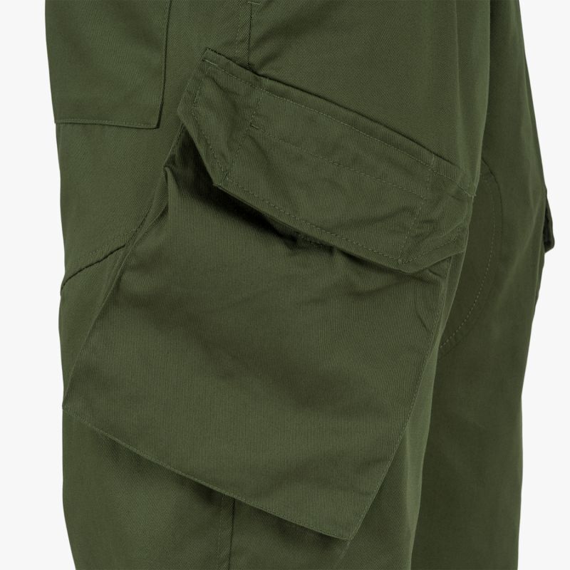 Highlander Midweight Delta Trousers Military Style Black Olive Camo Polycotton