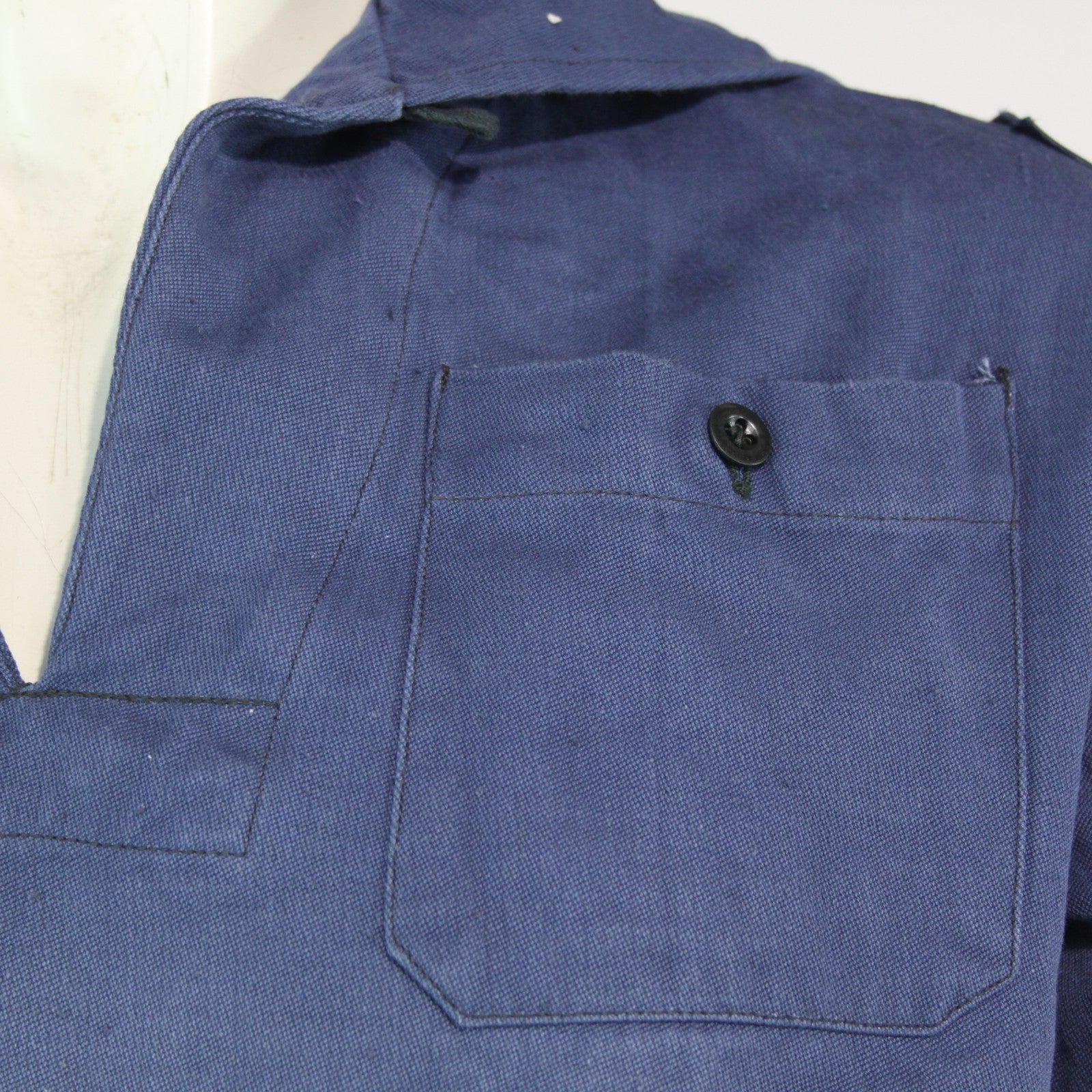 Bulgarian Navy Sailors Middy Top Shirt Blue Genuine Surplus (4220)