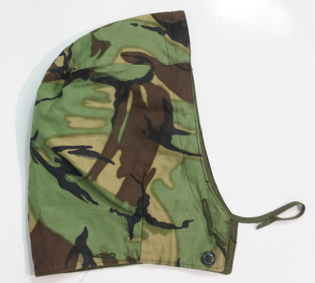 Genuine Surplus British 60's 70's Pattern Camo Jacket Button on Hood DPM Camo