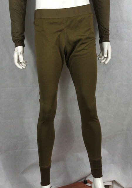 Genuine Surplus British Army Wicking Thermal Top Vest Long Johns Dark Olive G1