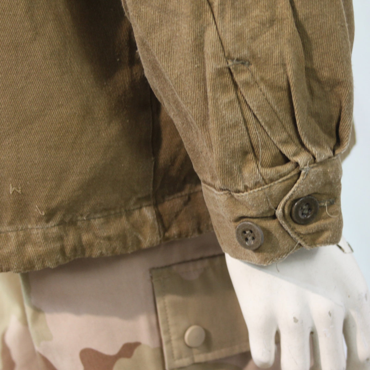 Genuine Surplus Czech Army Vintage Tan Shirt Jacket Cotton 44-46" (3430)