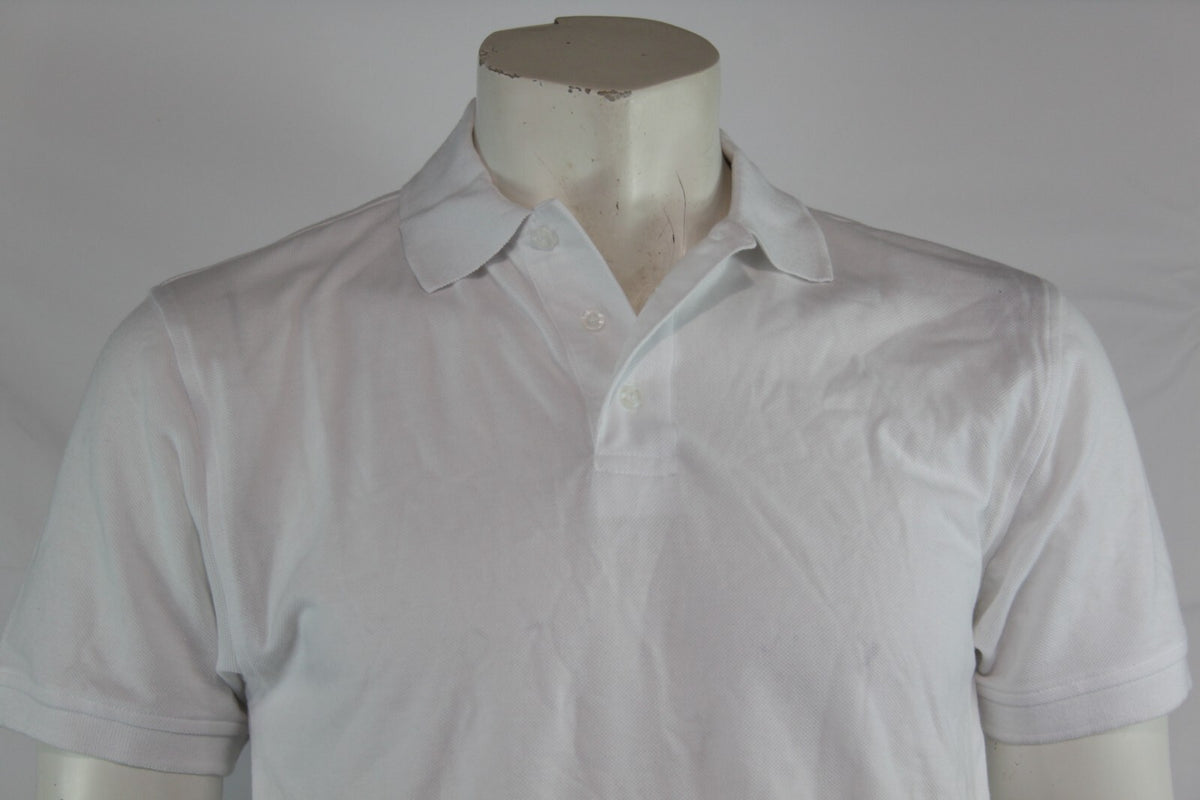 Genuine Surplus British Forces Army Military White Polo Shirt PT T-Shirt Small