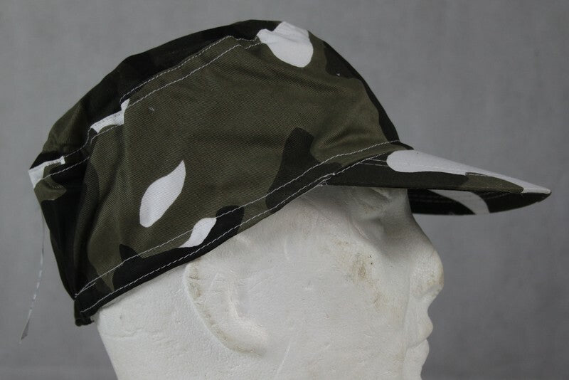 Highlander Black White Urban Camo Cap One Size 100% Cotton Elasticated Adult