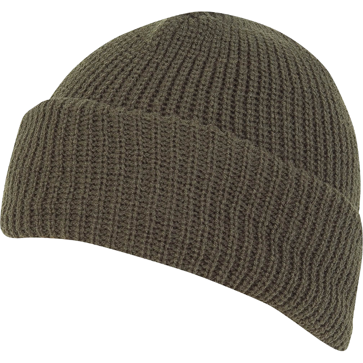 Highlander Acrylic Knitted Bob Hat Watch Hat Black Green