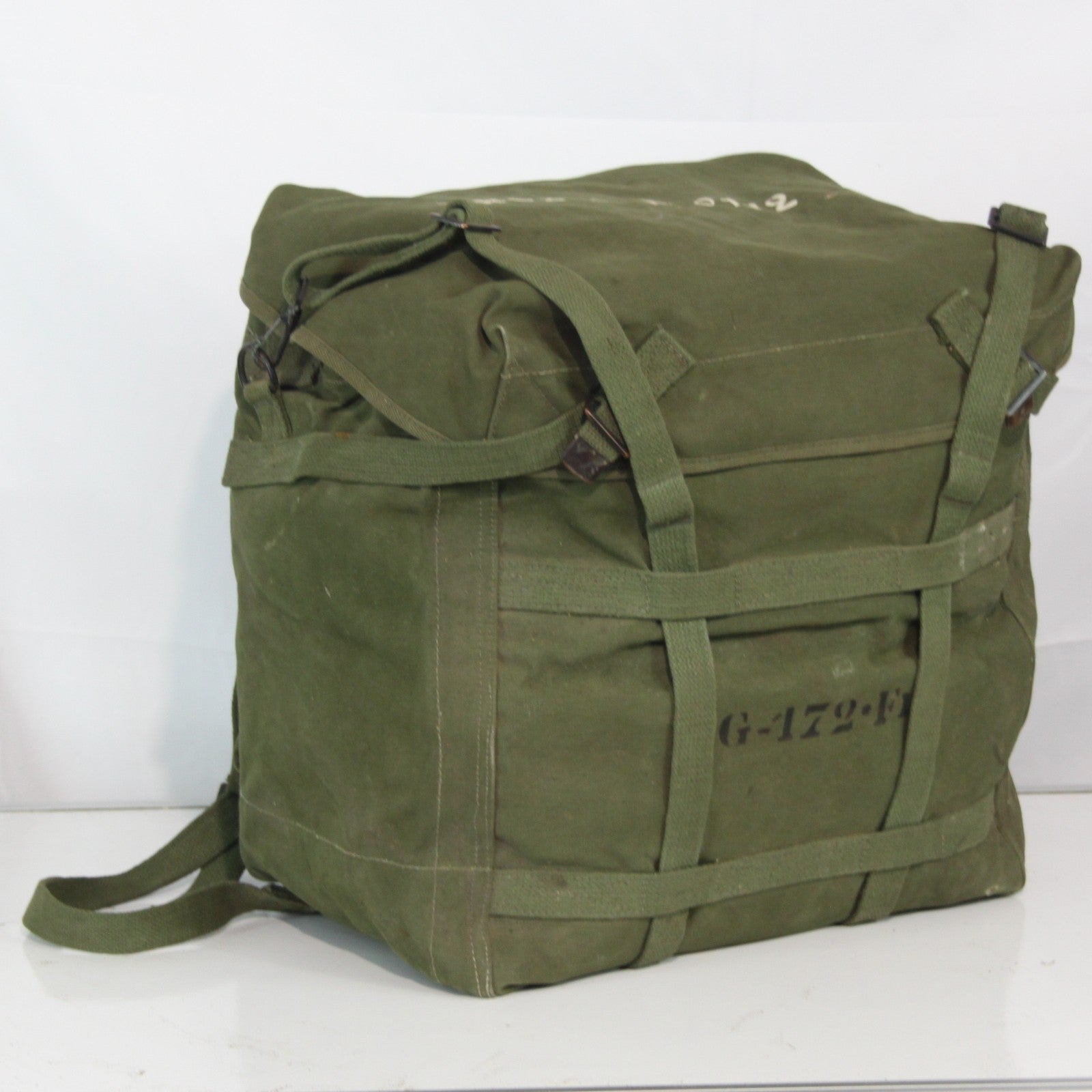 Genuine Surplus Vintage US Army WW2 Era Radio Carrier Rucksack Bag (3457)