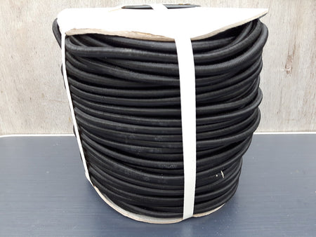 8mm Shockcord Bungee Cord Black Strong Stretchy Elasticated
