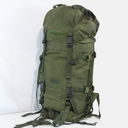 Vintage British Army Genuine Surplus Bergen Rucksack Olive Green 3762