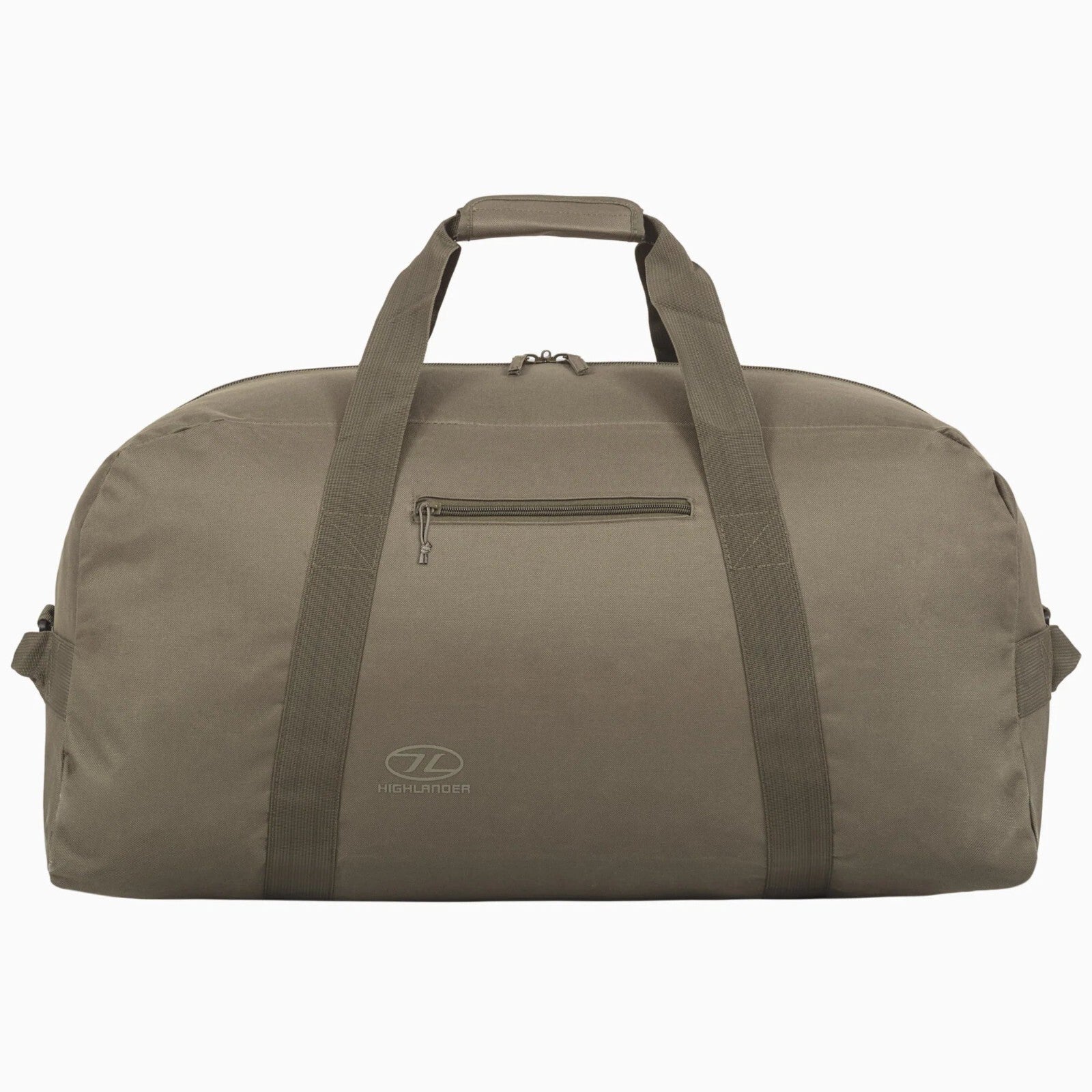 Highlander Cargo Holdall Duffle Bag 65 Litre Medium Strong Durable Black Green