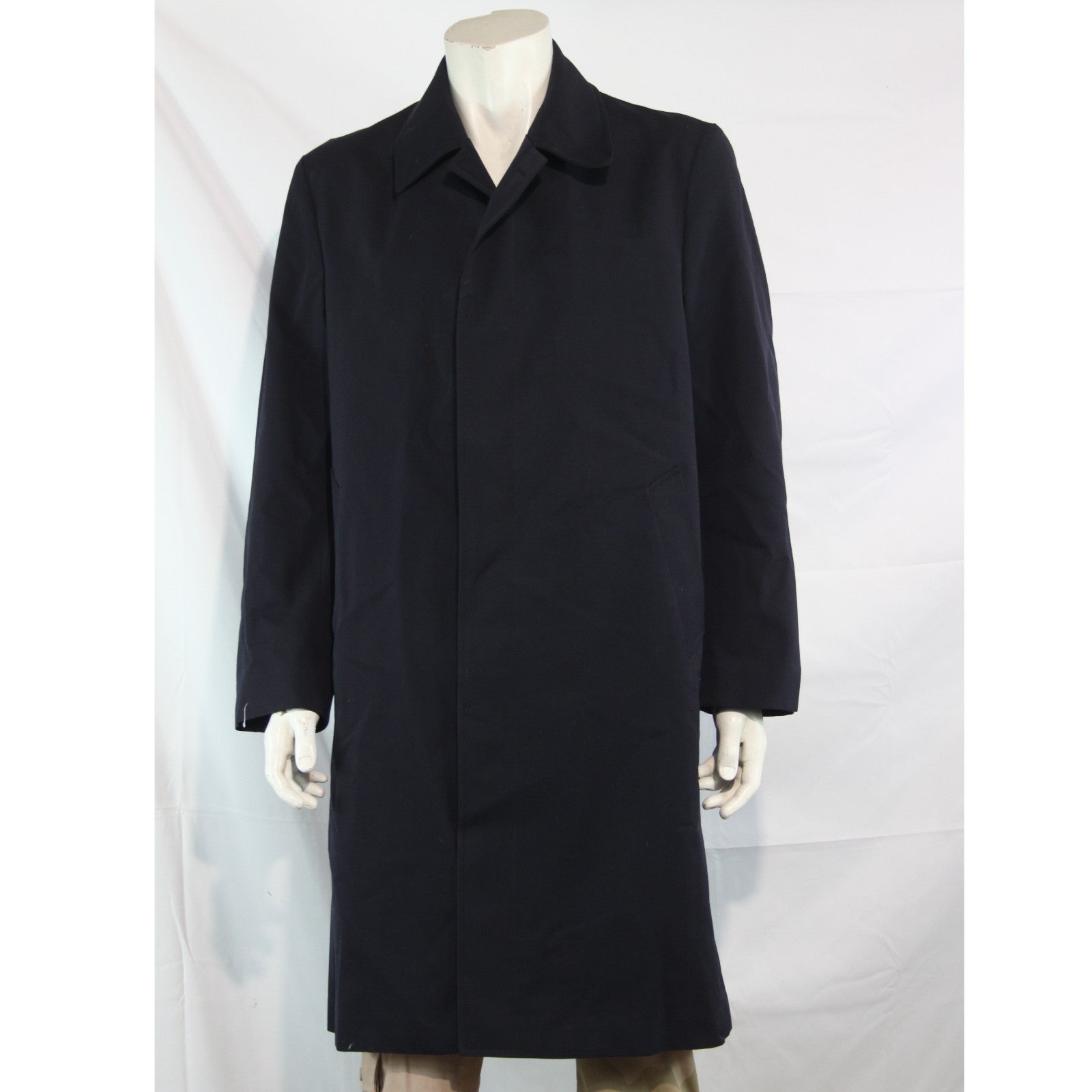 French Naval Overcoat Navy Genuine Surplus Coat 38-40" Chest  (3806)