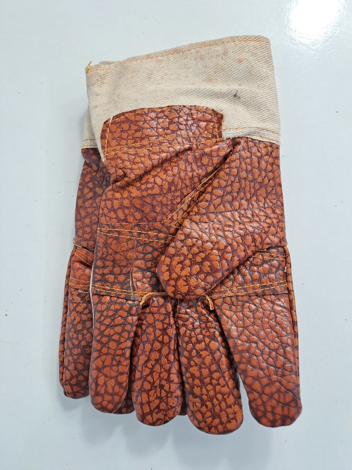 Genuine Surplus Leather Palm Work Gloves -Size 10 (1884)