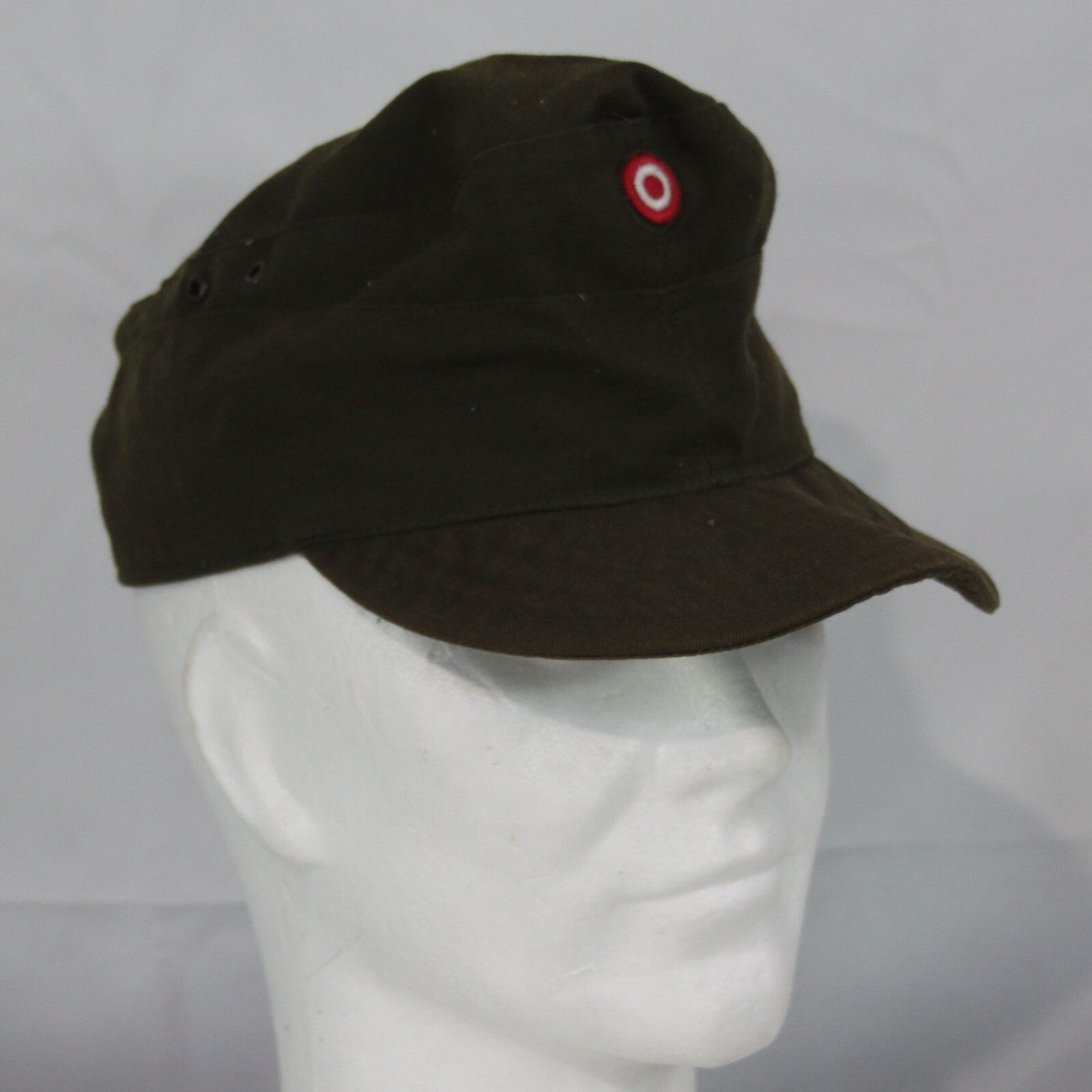 Genuine Surplus Vintage Austrian Army Olive Green Poly/viscose Cap