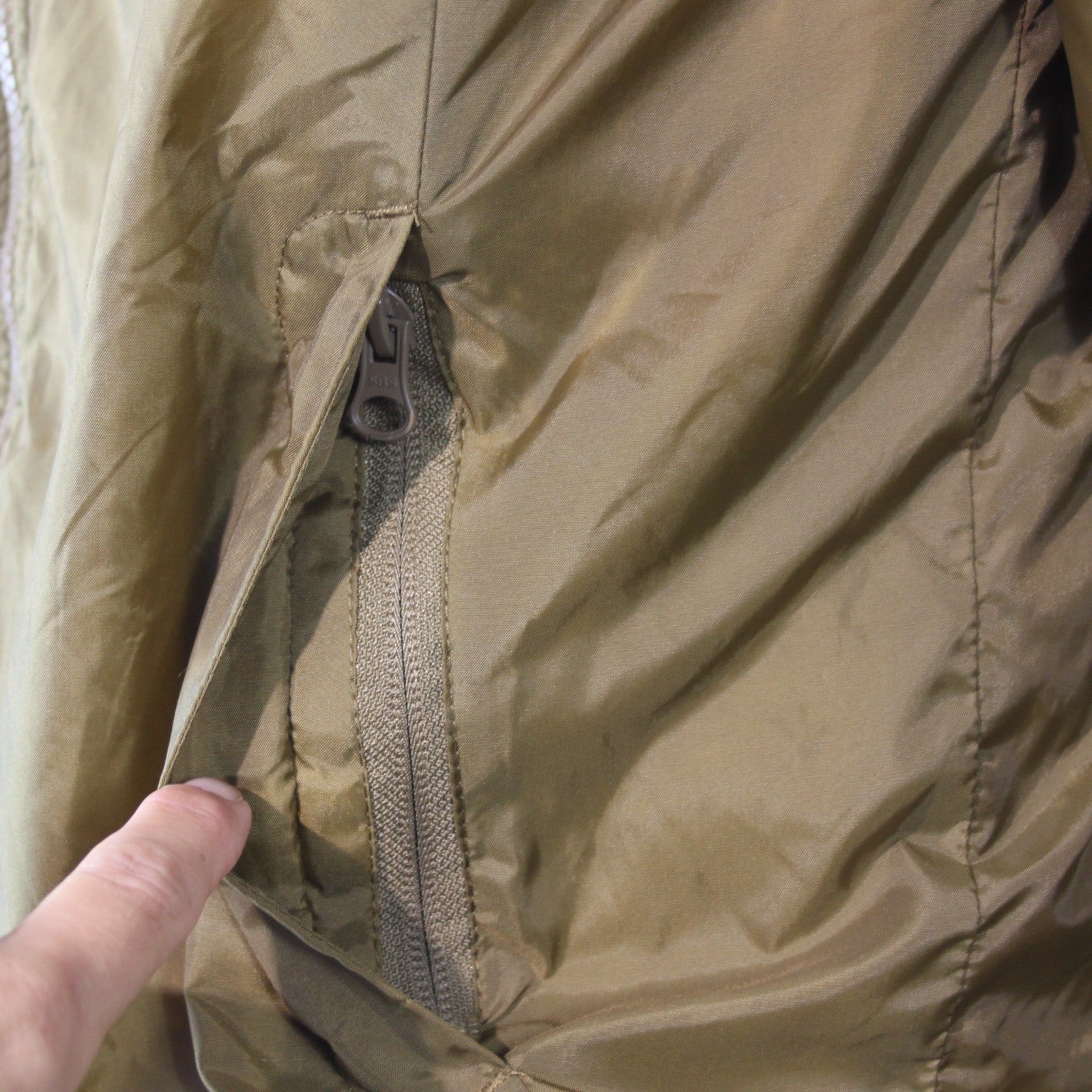 Pentagon Military Style Fleece Lined Lightweight Jacket Tan Mottled Large (3559)