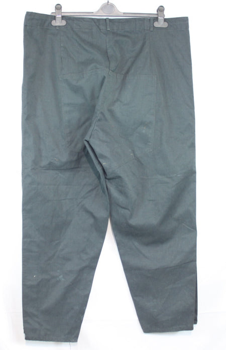 Genuine Surplus French / Belgian Vintage Canvas Trousers Stiff Navy 44" (1533)