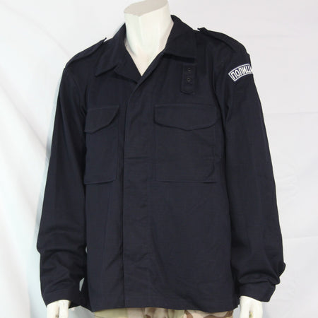 Serbian  Shirt Navy Blue Long Sleeve Genuine Surplus 44-46" (4218)