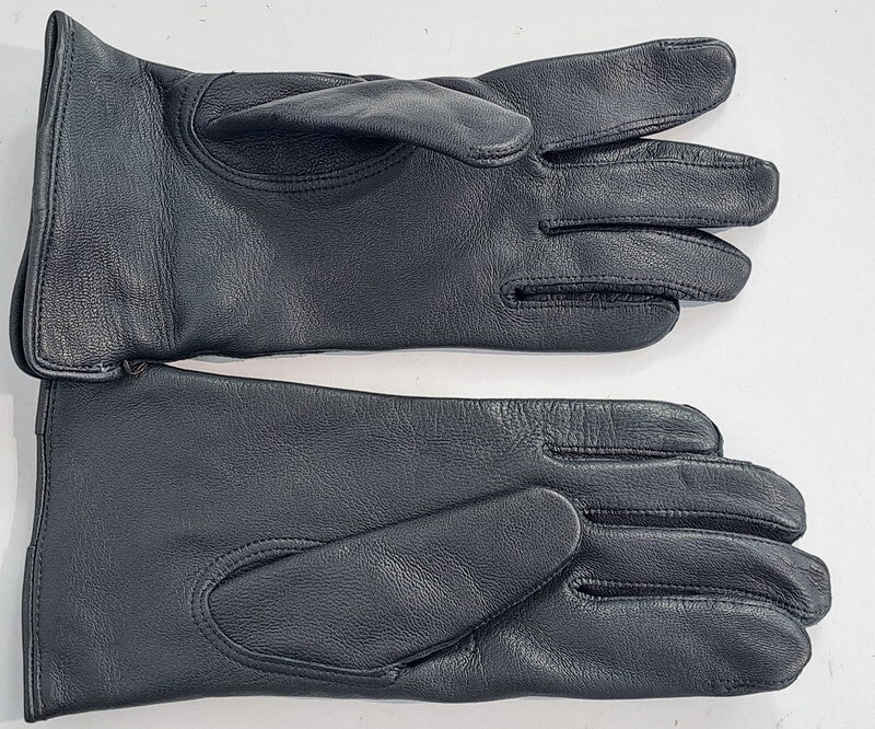 Genuine Surplus Hungarian / Austrian Army Gloves Black Leather (2272)