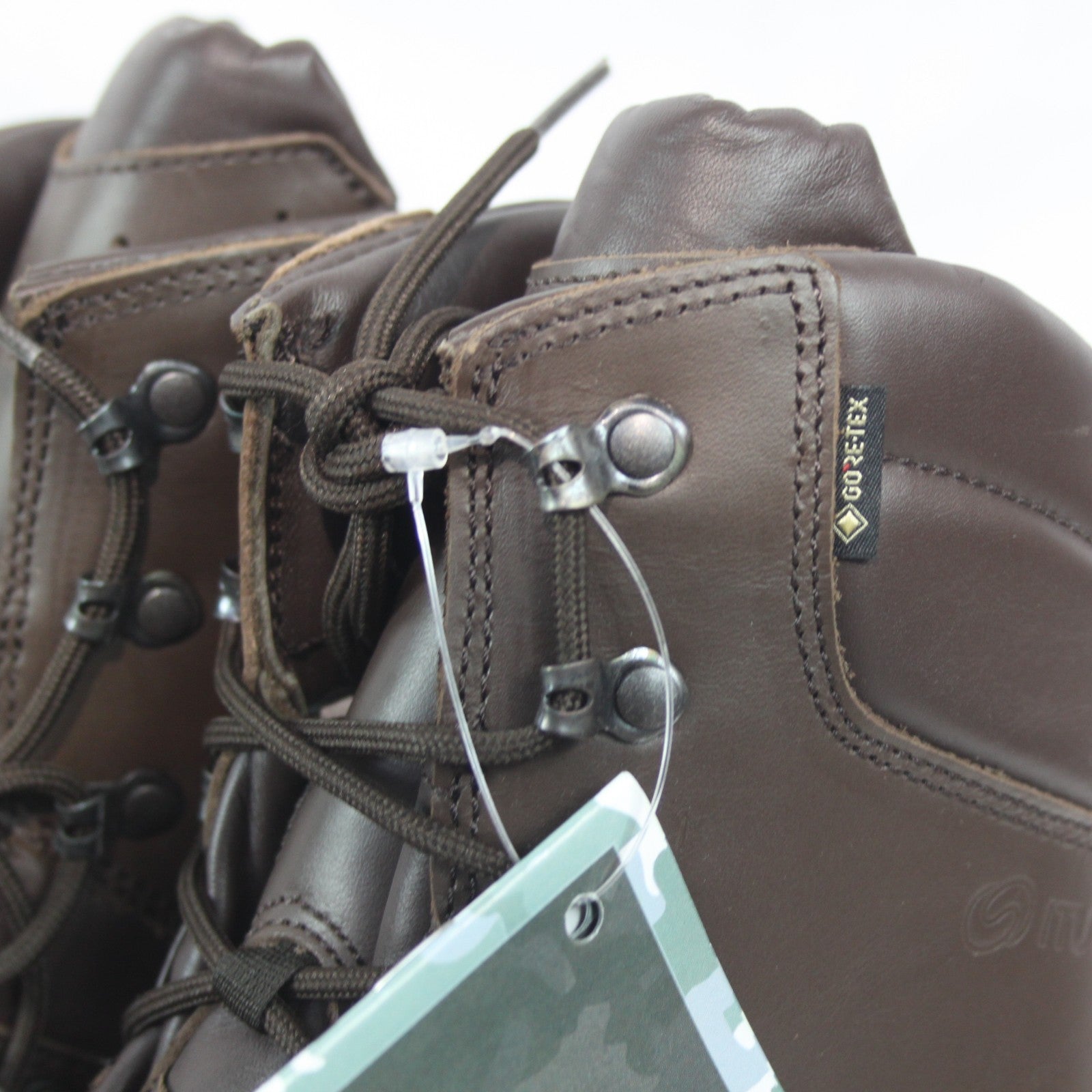 Iturri Cold Wet Weather Army Boot Mens Brown Leather Gore-tex Lined 12L (4024)