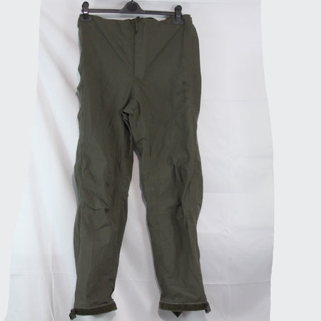 Genuine Surplus Austrian Army BnB Trousers Waterproof Olive 34-36"Grade 2 (3668)