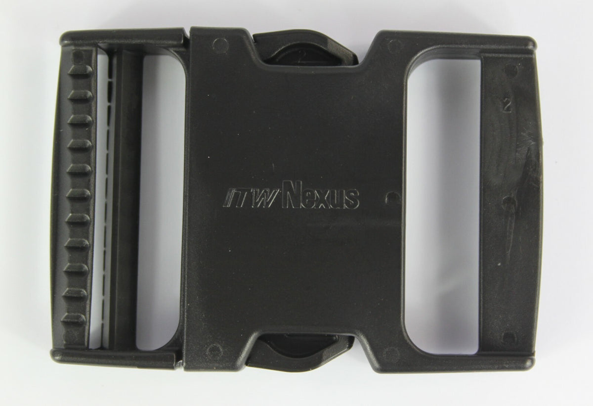 Side Release Buckles Black Plastic Clips Belts Rucksacks  Replacement All Sizes