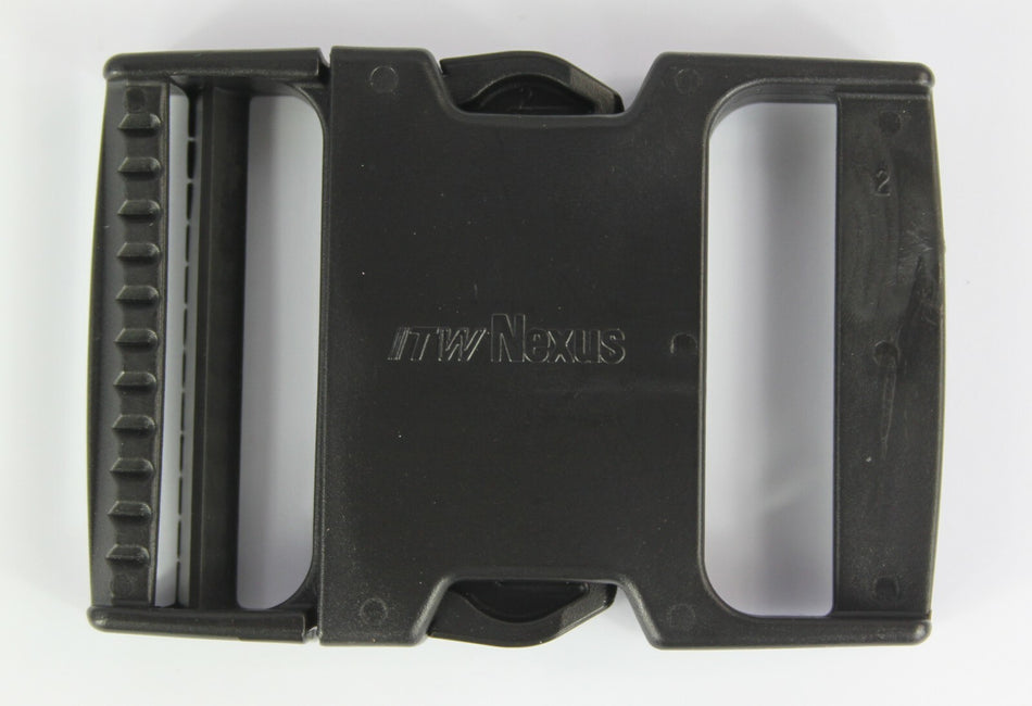 Side Release Buckles Black Plastic Clips Belts Rucksacks  Replacement All Sizes