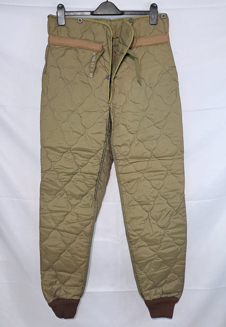 Genuine Surplus Czech Army Quilted Over-Trouser Liners Padded Thermal (3002)