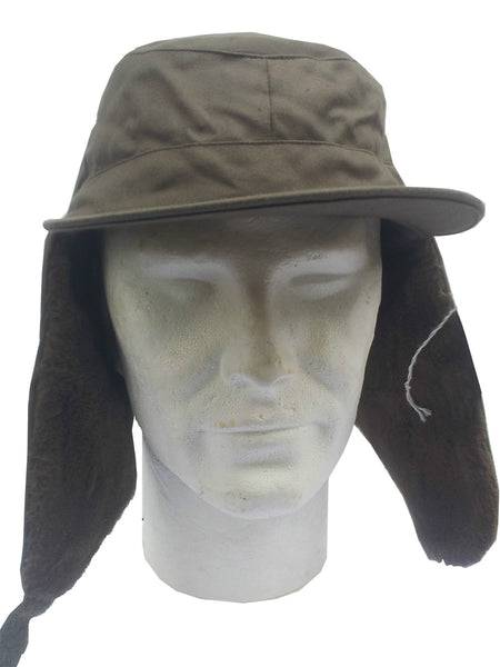 Genuine Surplus Dutch Military Cold Weather Ear Warmer Army Hat Grey Peak
