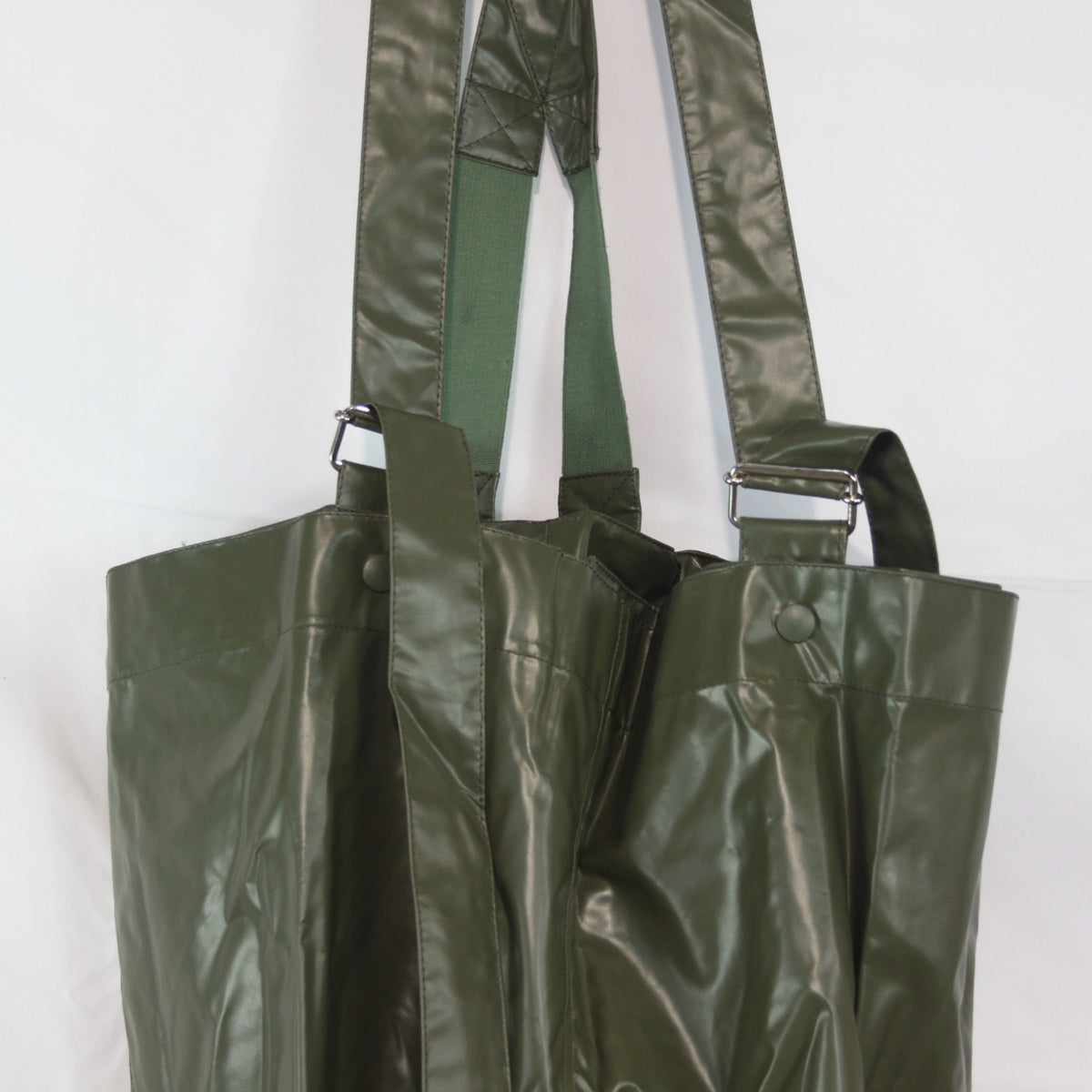 Waterproof Jacket Trouser Set PVC Coated Olive French Army Genuine Surplus(3952)