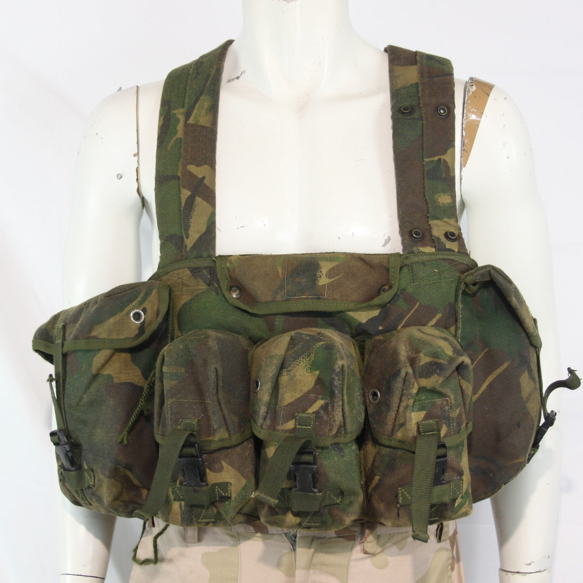 British DPM Chest Rig Action Vest Camouflage webbing Genuine Surplus G2 (3963)