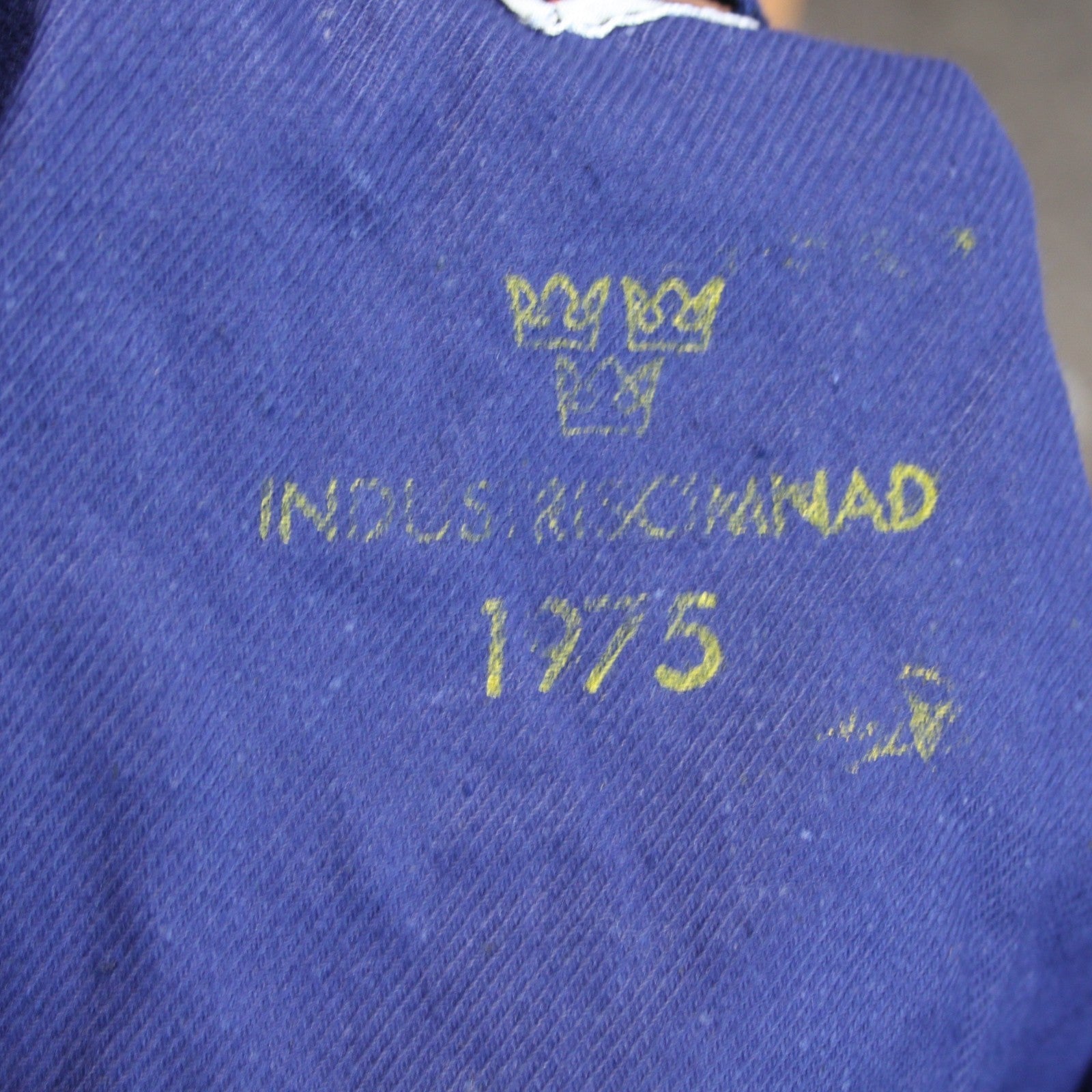 1970's Swedish Vintage Naval Shirt Military Genuine Surplus 46" (4227)