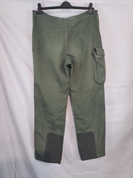 Genuine Surplus  French Army Alpine Trousers Bib Brace Olive Dungarees (3652)