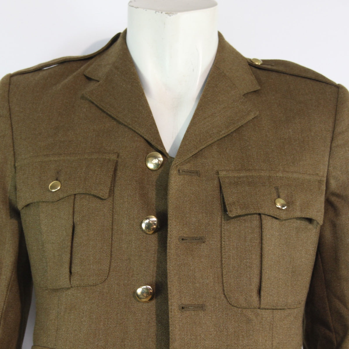 Genuine Surplus British Army Dress Uniform Jacket Tan 36" Chest Short (3589)