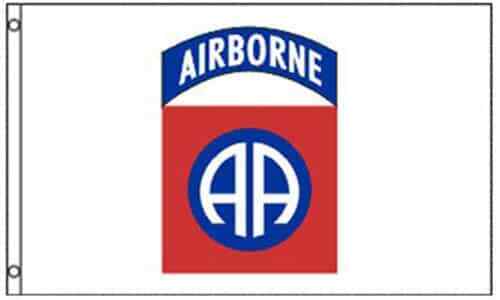 US 82nd Airborne Parachute FLAG  5' x 3' US 'All American' Armed Special Forces