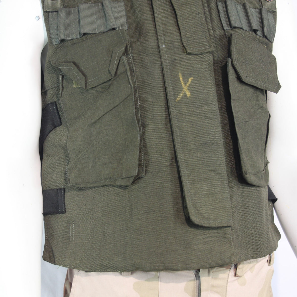 Austrian Military Body Armour Cover with Kevlar Genuine Surplus Olive 44" 3977