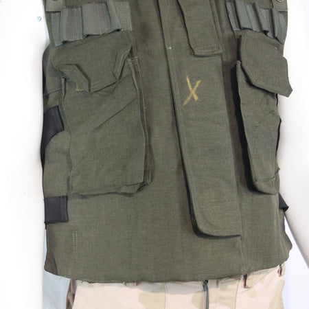 Austrian Military Body Armour Cover with Kevlar Genuine Surplus Olive 44" 3977
